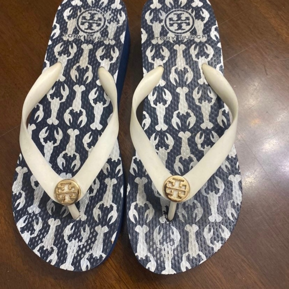 Tory Burch size 9 wedge sandals